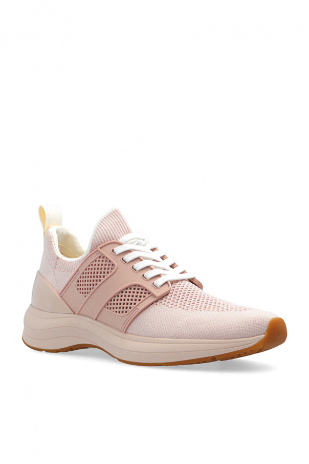 大幅Sale!!国内発送☆Tory Burch T Sock Runner 厚底スニーカー SchaferandweinerShops Canada - Pink 'T Sock Runner' sneakers